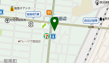 生姜焼き食堂 上出来 西田辺店の地図画像