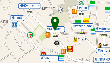 72Tokyo Shibuya(セブントゥートーキョー シブヤ)の地図画像