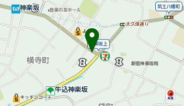 Evrika(エブリカ) 神楽坂校の地図画像