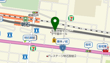 甲南チケット アスピア明石店の地図画像