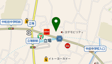 ありがとうホール立場の地図画像
