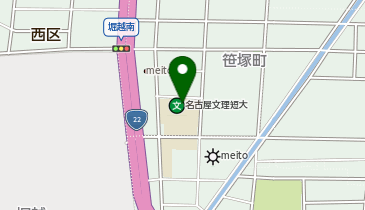 名古屋文理大学短期大学部の地図画像