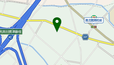 大井川フットサルパークの地図画像