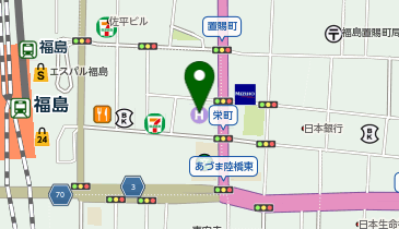 福島復興再生総局の地図画像