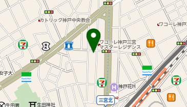 【3/25オープン】カニ蟹crab 三宮店の地図画像