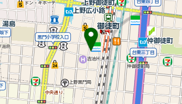 BINO OKACHIMACHI(ビーノ御徒町)の地図画像