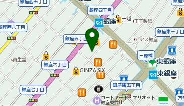 薬マツモトキヨシ 銀座みゆきAve.店の地図画像