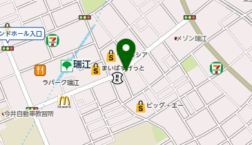 肉屋食堂 たけうち 瑞江店の地図画像