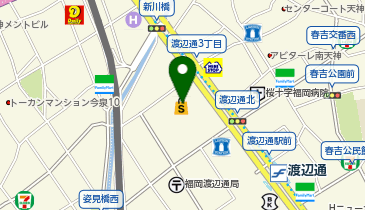 キッズキッズ保育園天神の地図画像