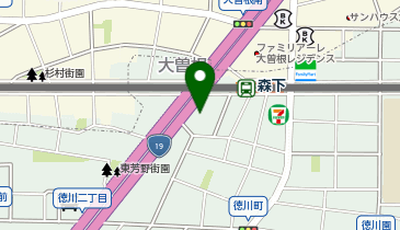 喪服レンタル名古屋の地図画像