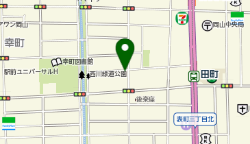 キッチンなり田の地図画像