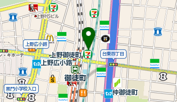 【3/25オープン】楊國福マーラータン 東京上野駅前店の地図画像