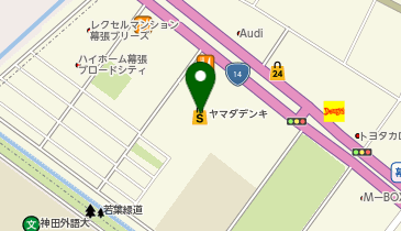 エストレージャスタジアムの地図画像