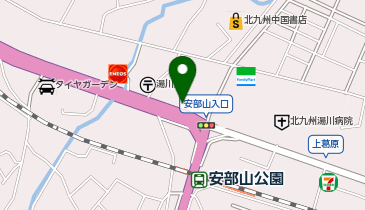 湯川整骨院 鍼灸院 安部山院の地図画像