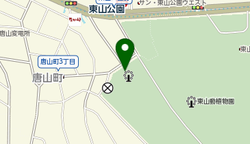 東山動植物園 正門の地図画像