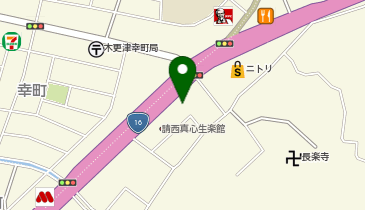 バーガーキング 16号木更津の地図画像