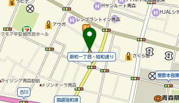 バーガーキング 青森THREE店の地図画像