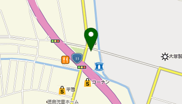 【3/31オープン】バーガーキング 徳島川内店の地図画像