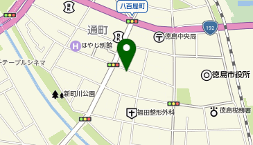 徳島県柔道整復師会の地図画像