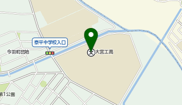 埼玉県立大宮科学技術高等学校の地図画像