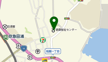 横須賀市役所 田浦行政センターの地図画像