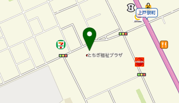 とちぎ福祉プラザの地図画像