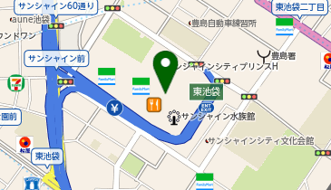 コメダ珈琲店 サンシャインシティ店の地図画像