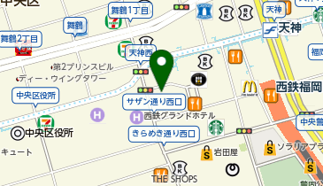 #C-pla(シープラ) 天神西通り2号店の地図画像