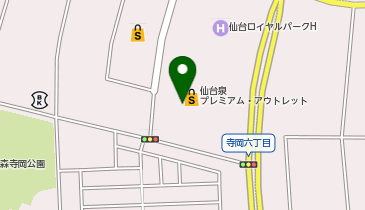 【4/3-6/28期間限定】Staccato(スタッカート) 仙台泉プレミアム・アウトレット店の地図画像