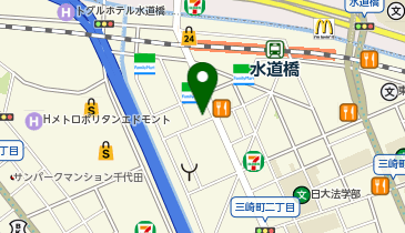 わくわく広場 水道橋店の地図画像