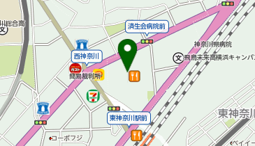 【4/10オープン】QBハウス イオンスタイル東神奈川店の地図画像