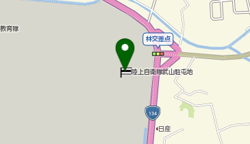 陸上自衛隊 武山駐屯地の地図画像