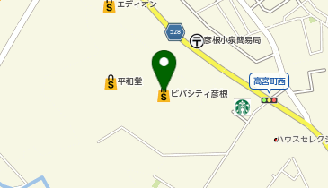 サンマルクカフェ ビバシティ彦根の地図画像