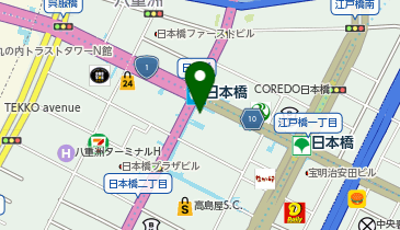 トーキョーアジフライ 東京日本橋タワー店の地図画像