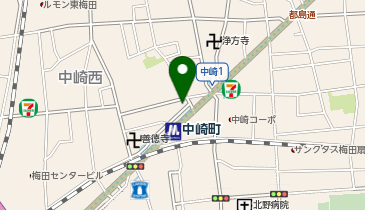 CHARMING 大阪中崎西店の地図画像
