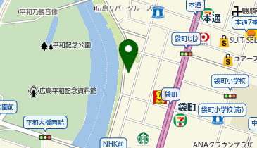 400&deg;C PIZZA HIROSHIMAの地図画像