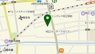 283Crepe松江店の地図画像