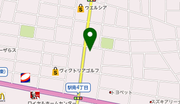 利根書店小山店の地図画像