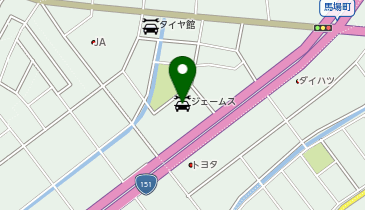 D-Washジェームス豊川店の地図画像