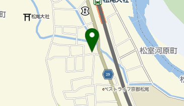 京都わさび 嵐山店の地図画像