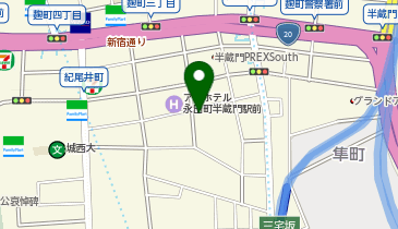 リノスぺKitchen半蔵門の地図画像