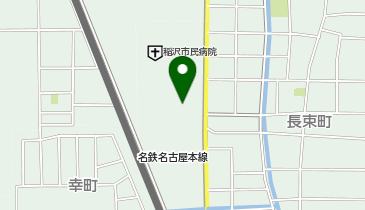 稲沢市病児・病後児保育施設の地図画像
