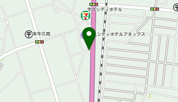 ビッグシェフ亭 牛久店の地図画像