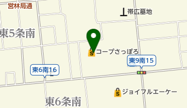 コープさっぽろ かしわ店の地図画像