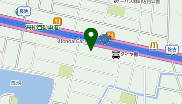 ラーメン山岡家 高松中央インター店の地図画像
