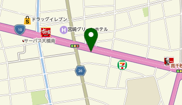焼肉きんぐ 宮崎大工店の地図画像