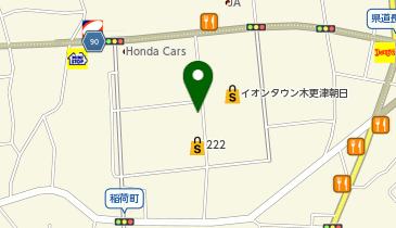吟米亭浜屋/朝日店の地図画像