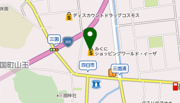 KEY'S CAFE イーザ三国店の地図画像