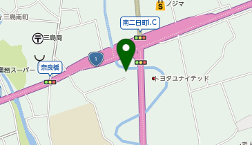 テンポスバスターズ三島店の地図画像