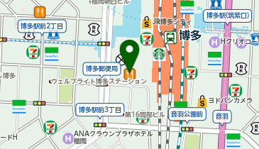 ゴジラ・ストア Hakataの地図画像